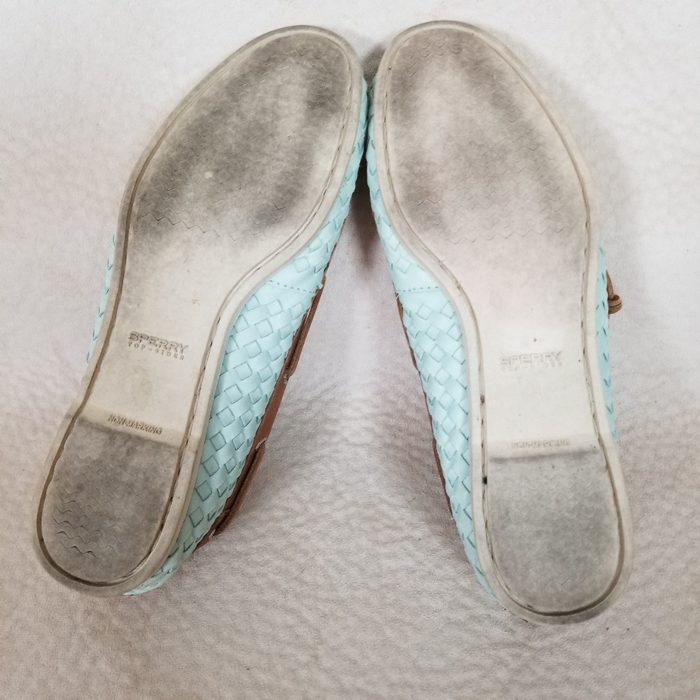 Basketweave Sperry topsiders - Picture 6 of 7